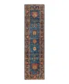 Bloomingdale's Serapi M1945 Runner Area Rug, 2'8 X 9'10 In Light/blue