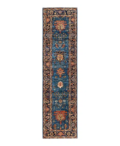 Bloomingdale's Serapi M1945 Runner Area Rug, 2'8 X 9'10 In Light/blue
