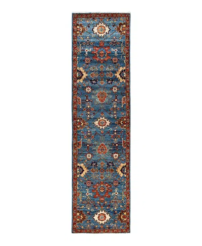 Bloomingdale's Serapi M1945 Runner Area Rug, 2'8 X 9'11 In Light/blue