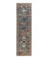 Bloomingdale's Serapi M1945 Runner Area Rug, 2'8 X 9'6 In Light/blue