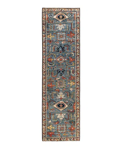 Bloomingdale's Serapi M1945 Runner Area Rug, 2'8 X 9'6 In Light/blue