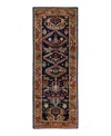 Bloomingdale's Serapi M1945 Runner Area Rug, 2'9 X 7'10 In Blue