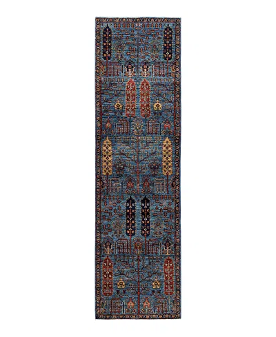 Bloomingdale's Serapi M1945 Runner Area Rug, 2'9 X 9'10 In Light/blue