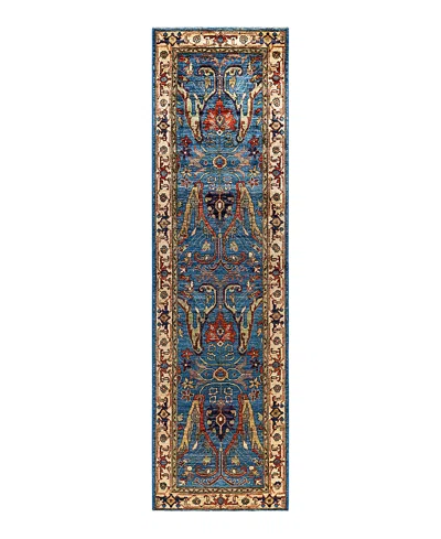 Bloomingdale's Serapi M1945 Runner Area Rug, 2'9 X 9'7 In Light/blue