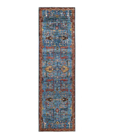 Bloomingdale's Serapi M1945 Runner Area Rug, 2'9 X 9'7 In Light/blue