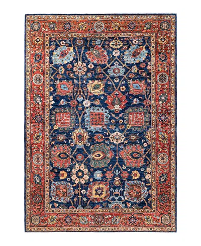 Bloomingdale's Serapi M1992 Area Rug, 6' X 8'7 In Blue