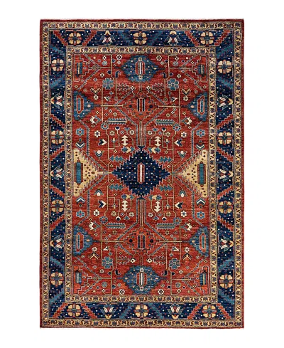 Bloomingdale's Serapi M1992 Area Rug, 6' X 9'2 In Red