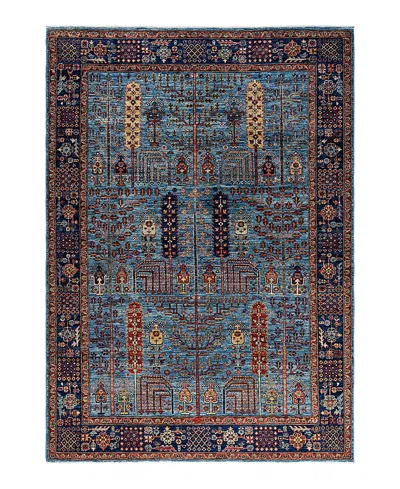 Bloomingdale's Serapi M1992 Area Rug, 6'2 X 8'8 In Light Blue