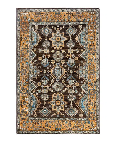 Bloomingdale's Serapi M1993 Area Rug, 4' X 5'11 In Brown