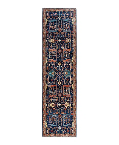 Bloomingdale's Serapi M1993 Runner Area Rug, 2'7 X 9'9 In Blue