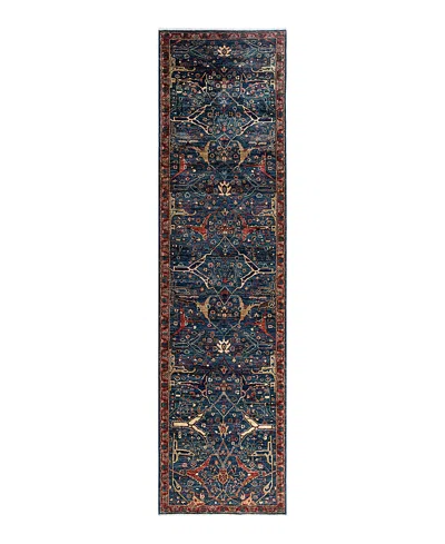 Bloomingdale's Serapi M1993 Runner Area Rug, 2'8 X 10'4 In Blue