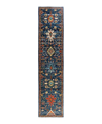 Bloomingdale's Serapi M1993 Runner Area Rug, 2'8 X 12'3 In Blue