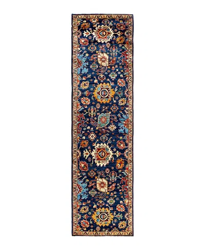 Bloomingdale's Serapi M1993 Runner Area Rug, 2'8 X 9'9 In Blue