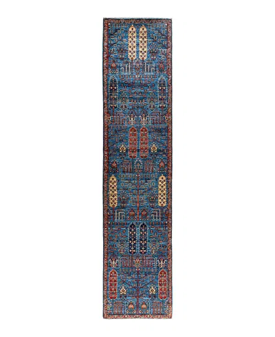 Bloomingdale's Serapi M1993 Runner Area Rug, 2'9 X 11'10 In Light/blue