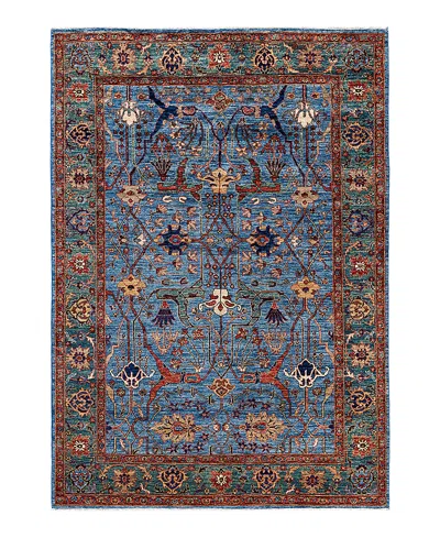 Bloomingdale's Serapi M1999 Area Rug, 6' X 8'9 In Light/blue