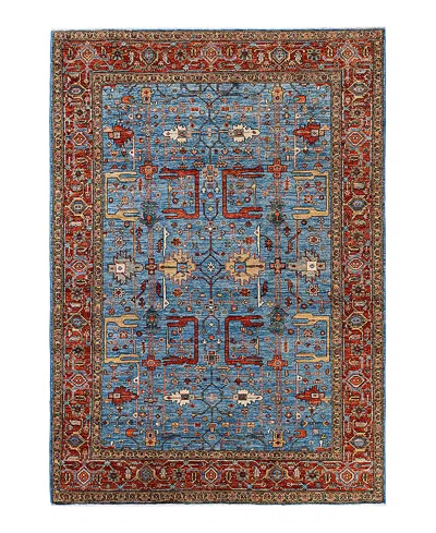Bloomingdale's Serapi M1999 Area Rug, 6'1 X 8'9 In Light/blue