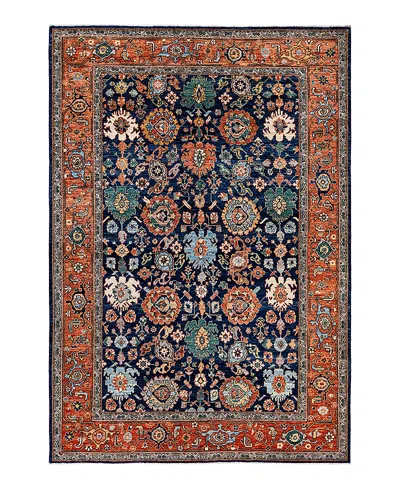 Bloomingdale's Serapi M1999 Area Rug, 6'4 X 9'6 In Blue