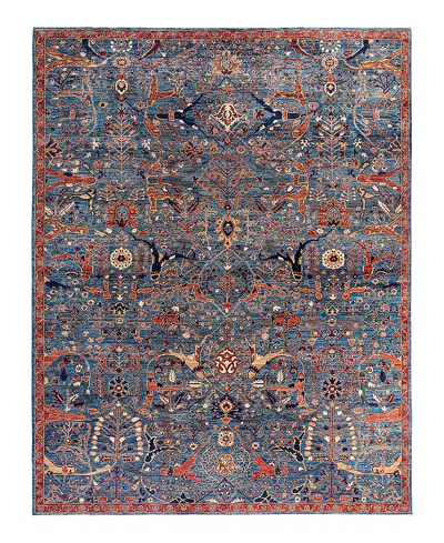 Bloomingdale's Serapi M1999 Area Rug, 9' X 11'9 In Light/blue