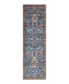 Bloomingdale's Serapi M1999 Runner Area Rug, 2'5 X 8'6 In Light/blue