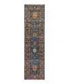 Bloomingdale's Serapi M1999 Runner Area Rug, 2'6 X 9'8 In Light/blue