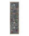 Bloomingdale's Serapi M1999 Runner Area Rug, 2'7 X 9'8 In Light/blue