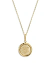 BLOOMINGDALE'S STAR OF DAVID MEDALLION PENDANT NECKLACE IN 14K YELLOW GOLD, 18