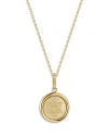Bloomingdale's Star Of David Medallion Pendant Necklace In 14k Yellow Gold, 18 In Gold