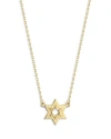 BLOOMINGDALE'S STAR OF DAVID PENDANT NECKLACE IN 14K YELLOW GOLD, 16