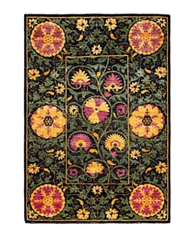Bloomingdale's Suzani M1683 Area Rug, 4'3 X 6' In Black