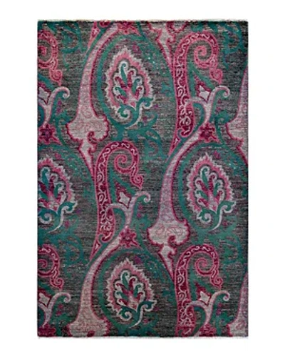 Bloomingdale's Suzani M1770 Area Rug, 4'1 X 6'1 In Green