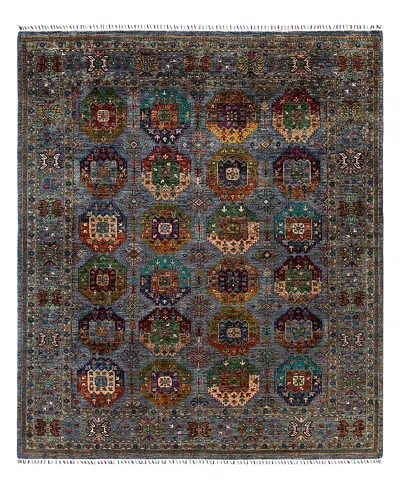 Bloomingdale's Tribal M1999 Area Rug, 8' X 9'10 In Gray