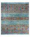 Bloomingdale's Tribal M1999 Area Rug, 8'1 X 9'5 In Light/blue