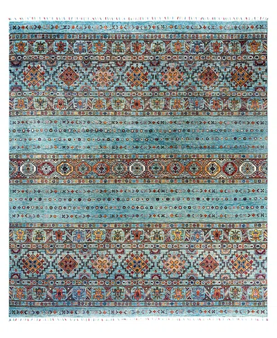 Bloomingdale's Tribal M1999 Area Rug, 8'1 X 9'5 In Light/blue