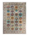 Bloomingdale's Tribal M1999 Area Rug, 8'11 X 12'3 In Light/grey
