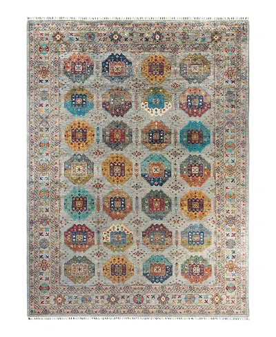 Bloomingdale's Tribal M1999 Area Rug, 8'11 X 12'3 In Light/grey