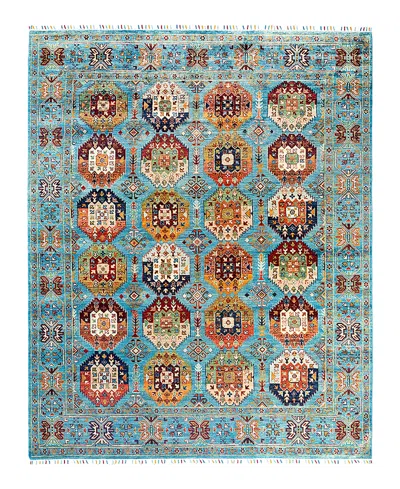 Bloomingdale's Tribal M1999 Area Rug, 8'2 X 10'4 In Light/blue
