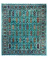 Bloomingdale's Tribal M1999 Area Rug, 8'3 X 9'10 In Teal