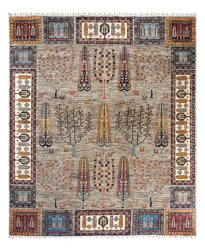 Bloomingdale's Tribal M1999 Area Rug, 8'3 X 9'8 In Brown