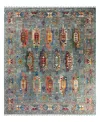 Bloomingdale's Tribal M1999 Area Rug, 8'4 X 9'8 In Light/blue