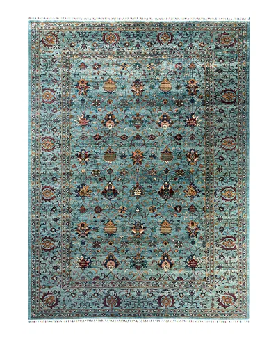 Bloomingdale's Tribal M1999 Area Rug, 8'9 X 12' In Light/blue