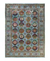 Bloomingdale's Tribal M1999 Area Rug, 8'9 X 12' In Light/blue