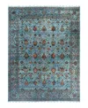 Bloomingdale's Tribal M1999 Area Rug, 9' X 11'10 In Light/blue
