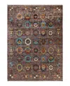 Bloomingdale's Tribal M1999 Area Rug, 9'1 X 12'6 In Brown