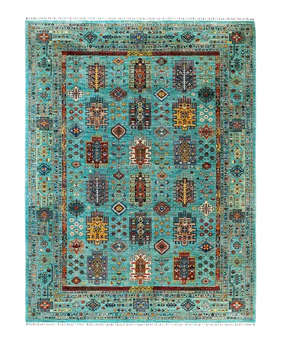 Bloomingdale's Tribal M1999 Area Rug, 9'2 X 12'3 In Green
