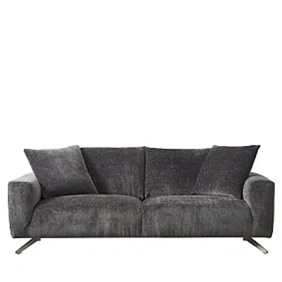 Bloomingdale's Tully Sofa In Rustic Velvet Grey