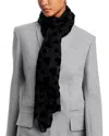 Bloomingdale's Velvet Heart Wrap In Black
