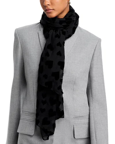 Bloomingdale's Velvet Heart Wrap In Black