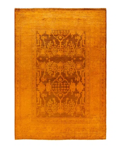 Bloomingdale's Vibrance M1424 Area Rug, 5'3 X 7'6 In Orange