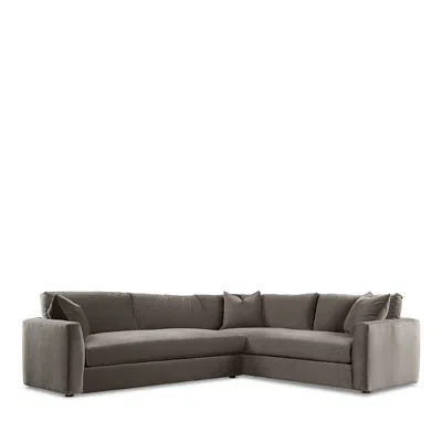 Bloomingdale's Whittier 2 Piece Sectional Sofa In Banks Slate