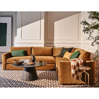 Bloomingdale's Whittier 2 Piece Sectional Sofa In Banks Tobacco